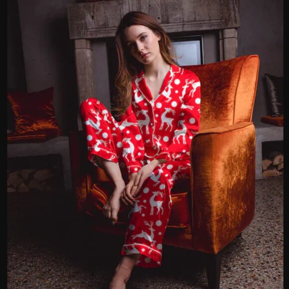 Ayla Two-Piece Pajama Set (Long Sleeve) - BRAND NEW! - Picture 2 of 3